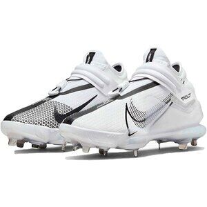 Nike Mens Force Zoom Trout 7 Pro Metal Baseball Cleats CI3134-102 White Size 8